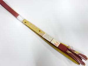 未使用品　正絹　高麗　手組帯締め